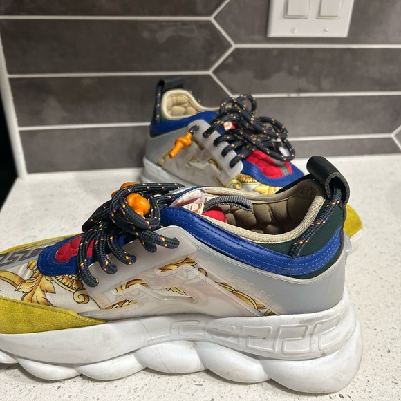 Designer shoes worn trying little dirty have been in storage for a while. - Picture 5 of 16